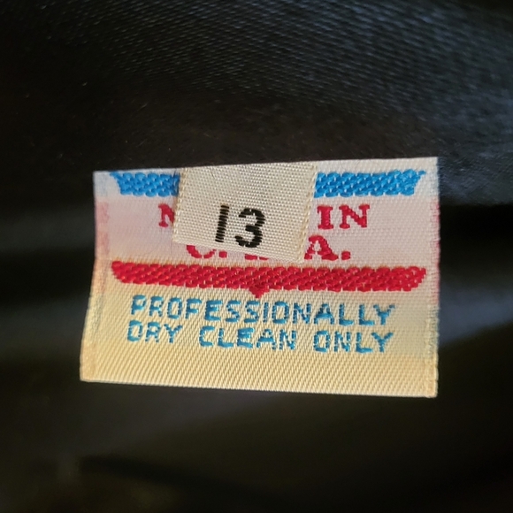 Vintage Jordache Faux Fur Coat Short Jacket Button Up Made In The USA Size 13 - Picture 6 of 7